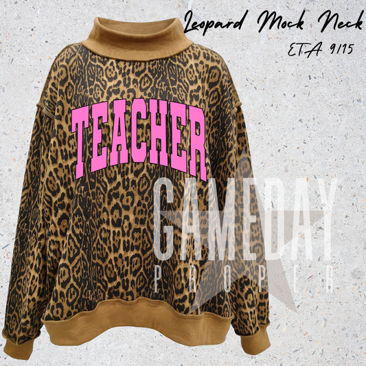 CUSTOM OVERSIZED MOCK NECK CREW