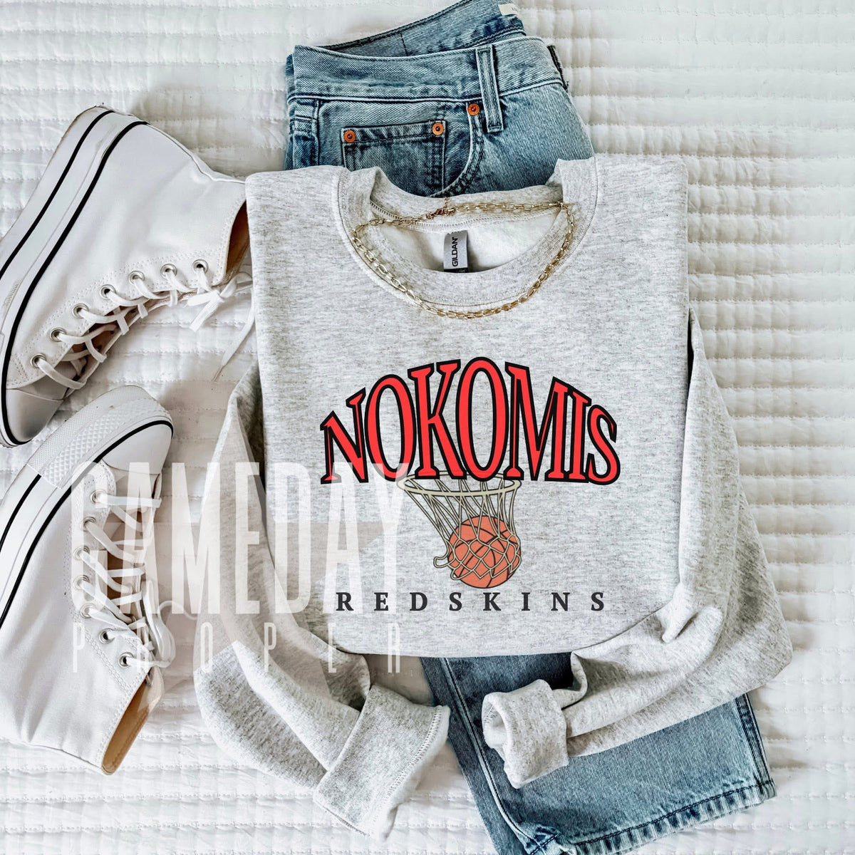 Vintage Basketball Crew YOUTH *CUSTOM*