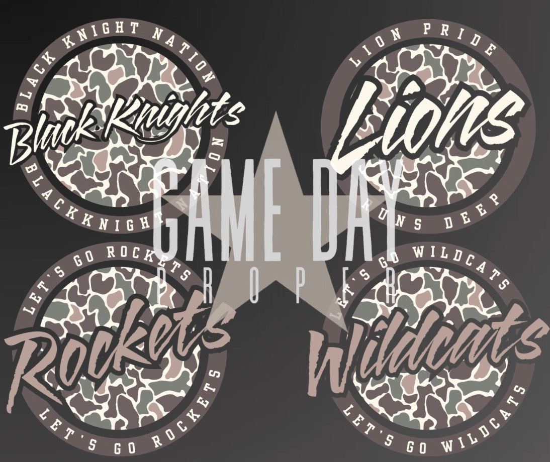 Custom Vintage Camo Digital File