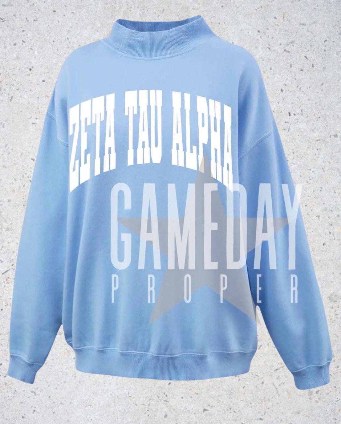 Salt Wash Mock Neck Custom *preorder*