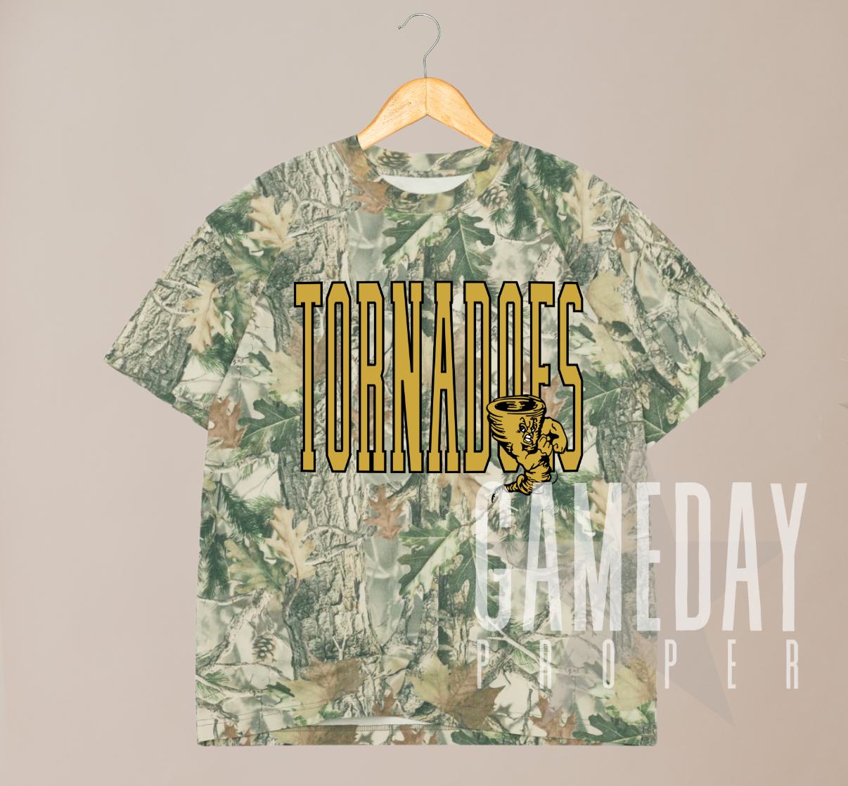 LUXE Leo + Camo Tee CUSTOM