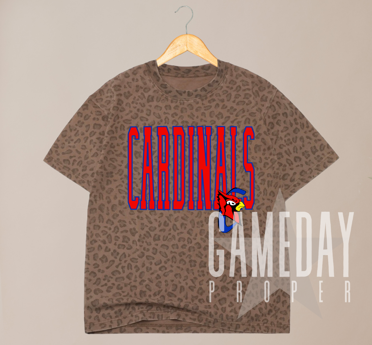 LUXE Leo + Camo Tee CUSTOM