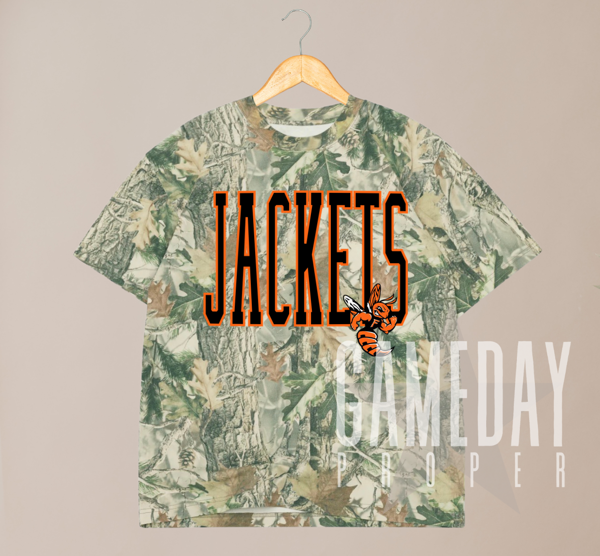 LUXE Leo + Camo Tee CUSTOM