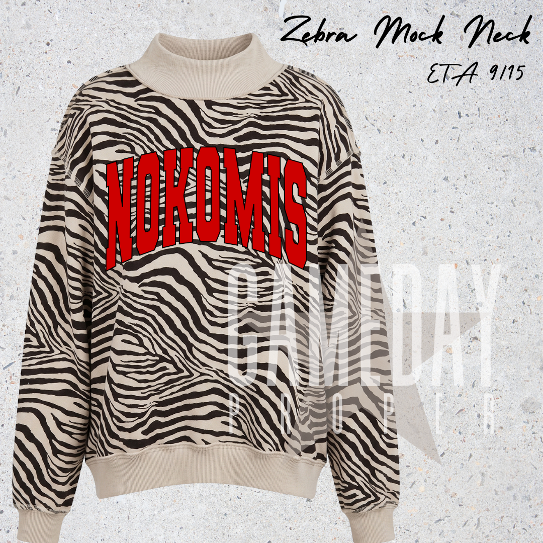 CUSTOM OVERSIZED MOCK NECK CREW