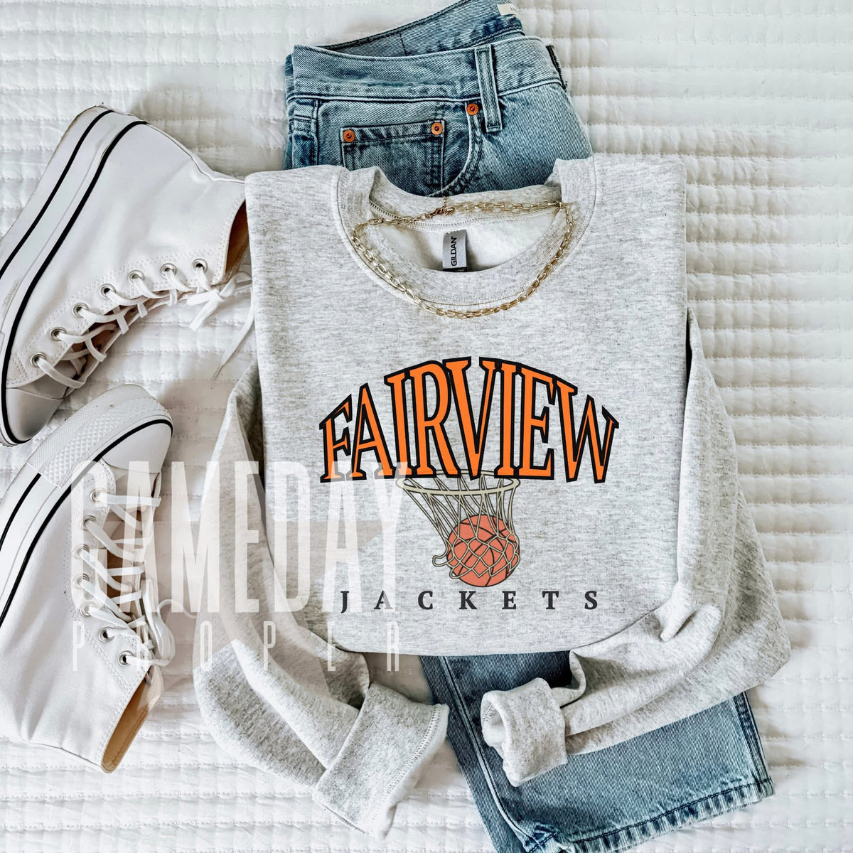 Vintage Basketball Crew YOUTH *CUSTOM*