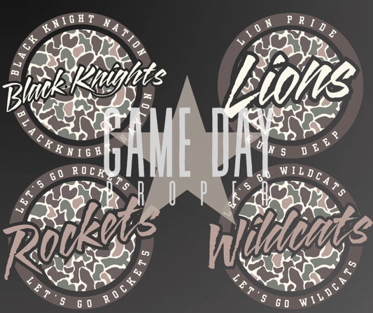 Custom Vintage Camo Digital File