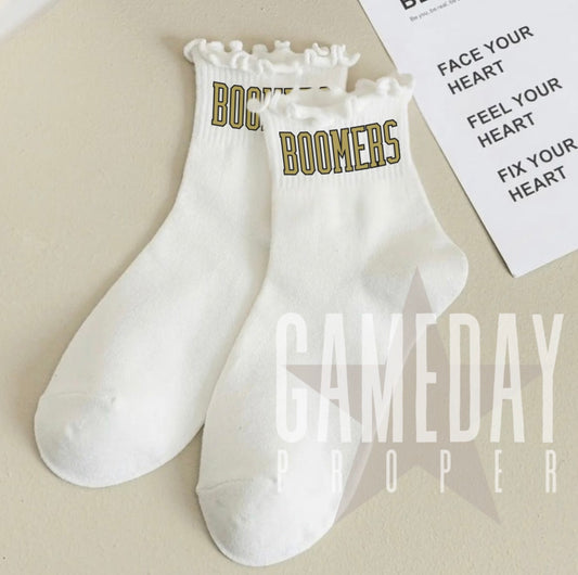 Ruffle Hem Team Socks