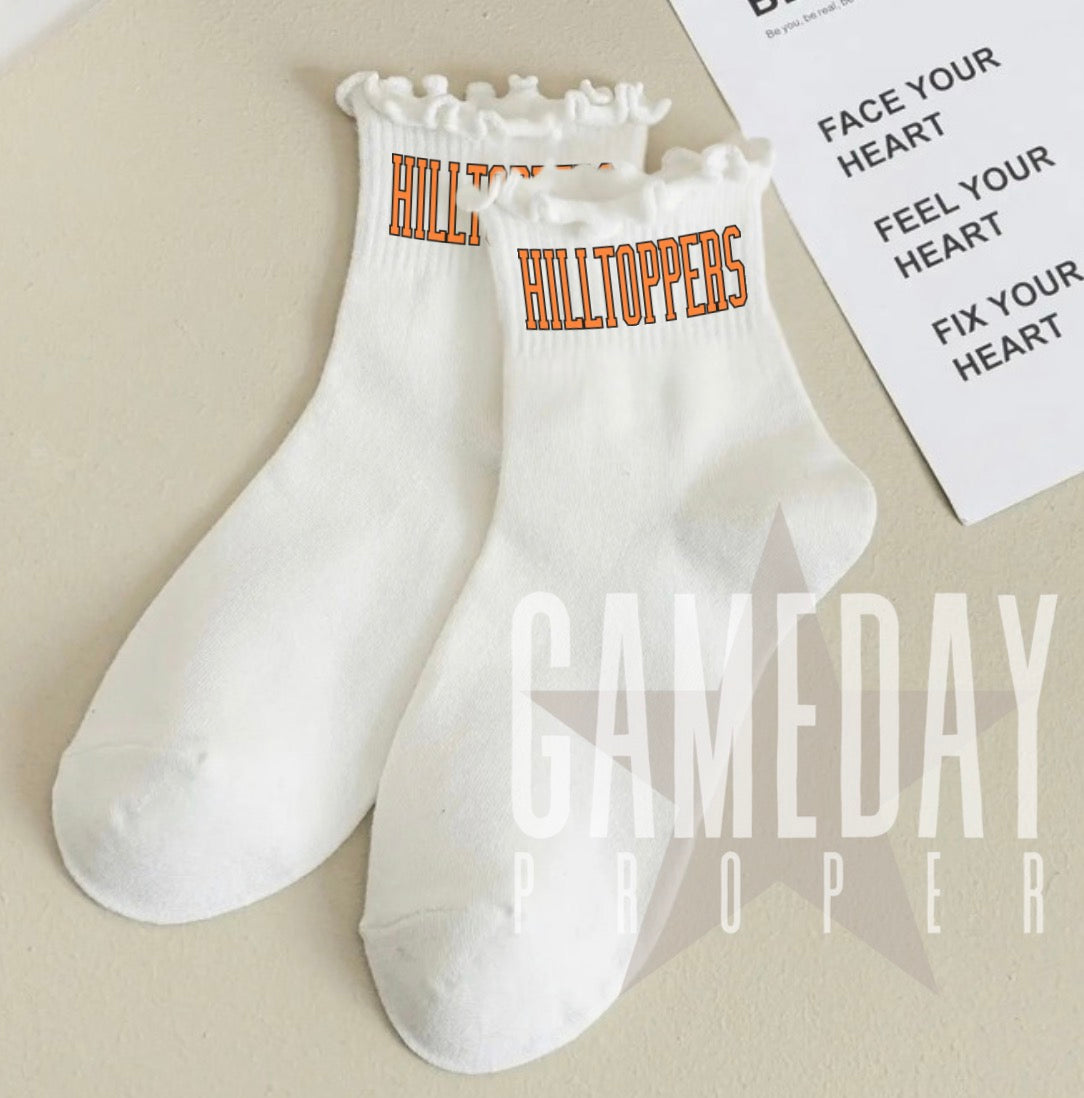 Ruffle Hem Team Socks