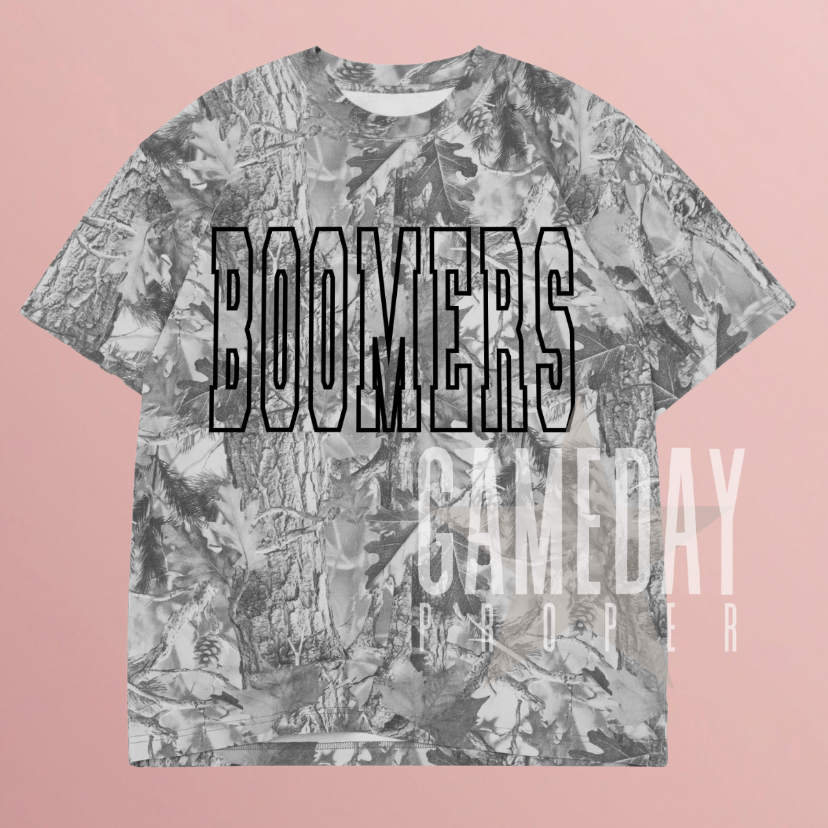 LUXE Animal Print + Camo Custom Oversized Tee