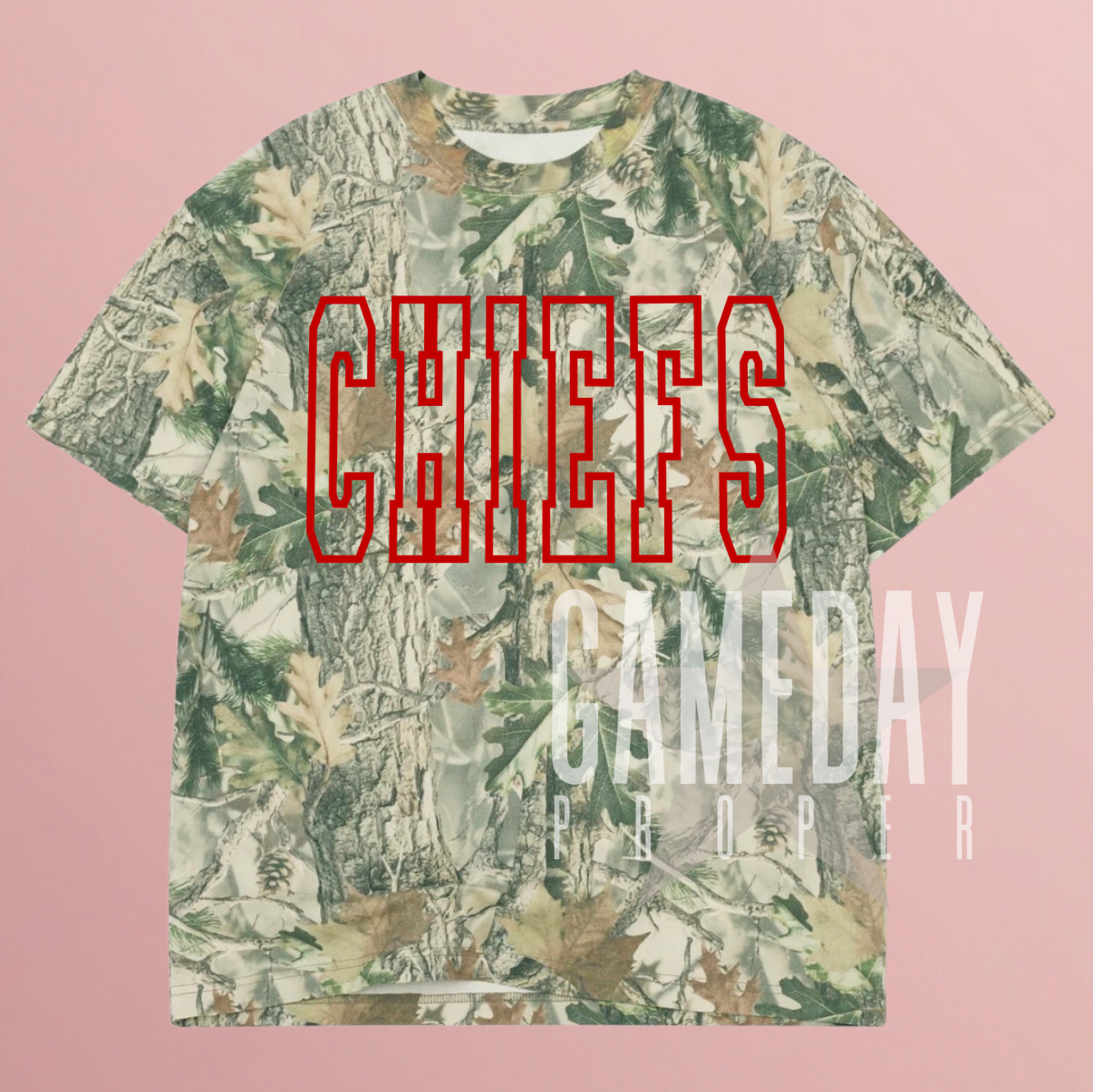 LUXE Animal Print + Camo Custom Oversized Tee