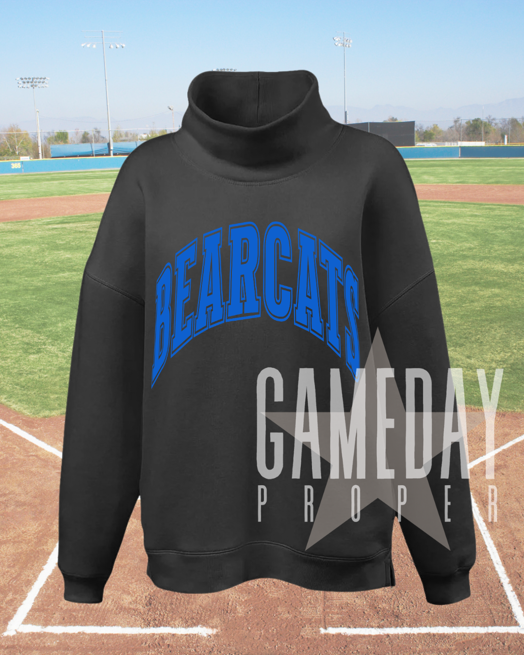 Black Mock-neck CUSTOM