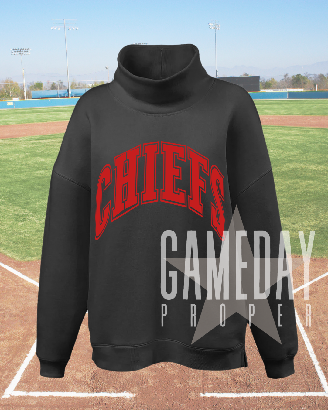 Black Mock-neck CUSTOM